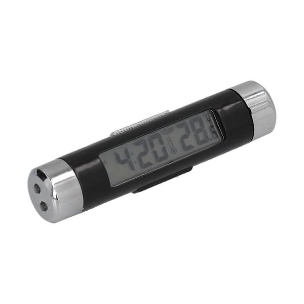 K01 Autolämpömittari Paristokäyttöinen Monitoiminen Valoisa LCD-auton kojelautakello