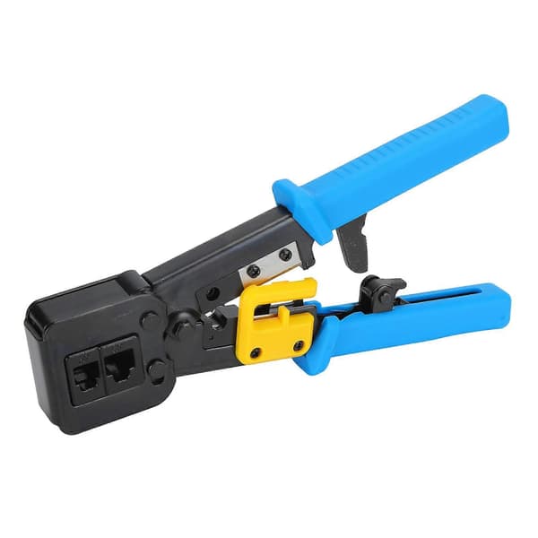Nettverkskabeltang Skralle Ethernet Wire Stripper Krystallhode Krympeverktøy 2KT?3764A