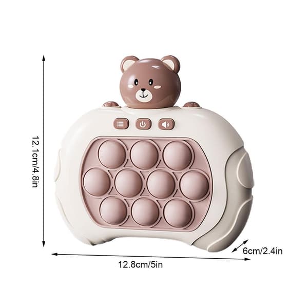 Pop It -pelikone Press Pioneer -palapeli dekompressiolelu K:lle bear onesize