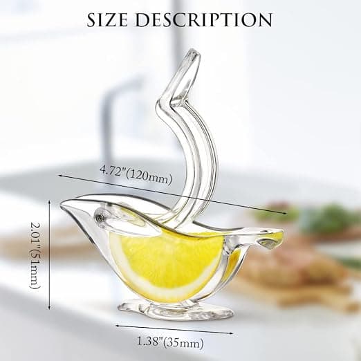 Deluxe Design Individuel Citronpresse, (2 STK Hvid) Citronpresser