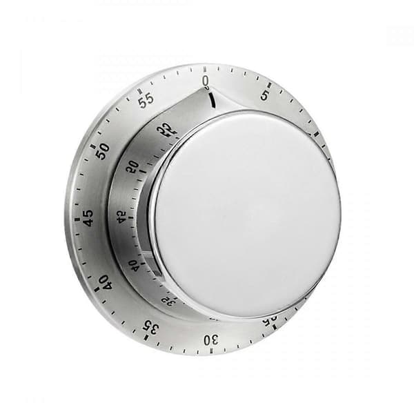Mekanisk kjøkkentimer, Adsorberbar magnetisk timer, Vanntett rustfritt stål gjenbrukbar