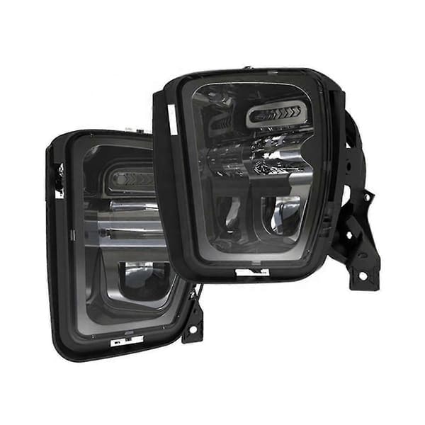 2 stk LED tåkelys for Ram 1500 2013-2018 frontfanger tåkelys svart 68104821ac, 68104820ac