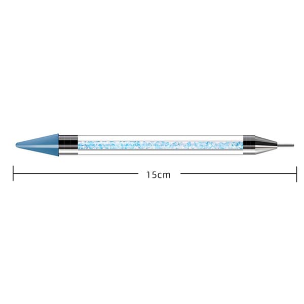 2 stk. Nail Art Dobbel Ende Drill Crayon-Bluemake Up