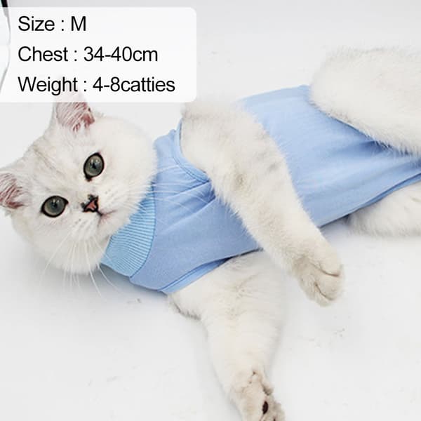 1st djurkläder Katt kastreringsdräkt avvänjning postoperativ M