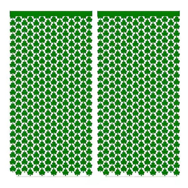 St.Patrick Day Shamrock Tinsel Folie Fringe Gardiner - 2st