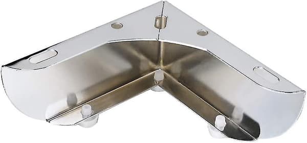 Bazhou Møbelben Metallsofa Ben Sølvfarget erstatning for sofabord TV-skap Ottomansk sofa Sofafot (4stk, Sølv)