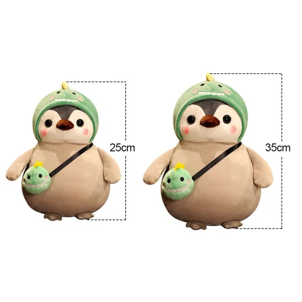Penguin Kudde Plyschleksak 25CMSOLBLOMMA SOLBLOMMA