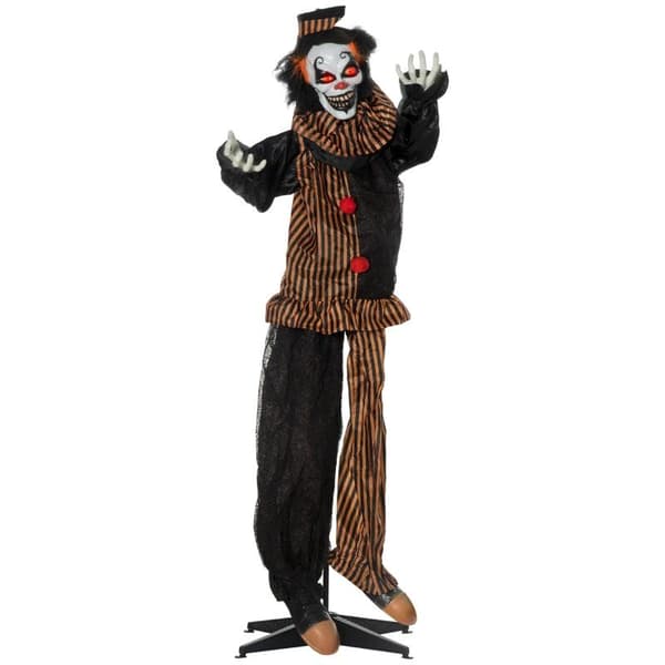 Rootz Halloween-dekoration - Horror klovn med specialeffekter og