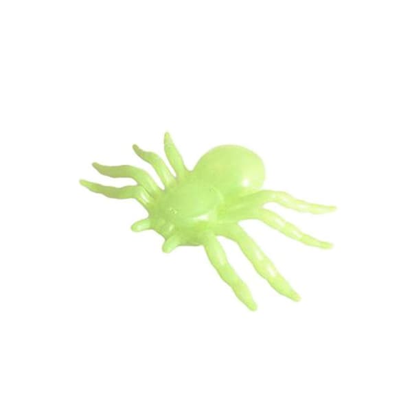 Flexibel plastsimulering spindlar Toy Joke Scream AU Halloween black 1.5*1CM