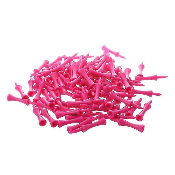100 stk. Golf Tee Overlays Varm Rosa T Sn006 60mm