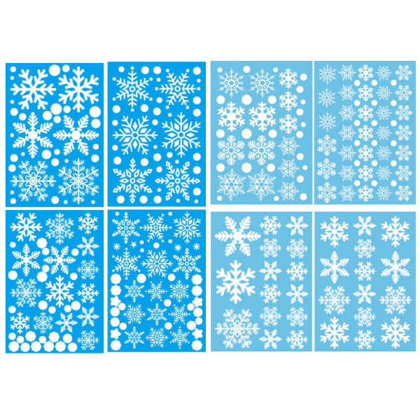 Jul Snöflinga Fönster Klistermärke, För Fönster Spegel