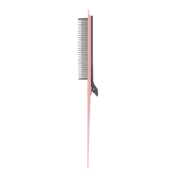 Frisör hårkam Highlight Foiling Envägs sektionering Wea Pink