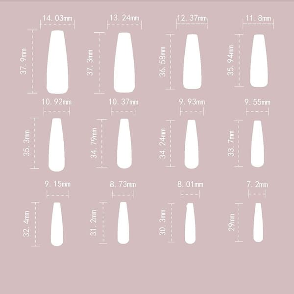 24 stk. Halloween Fake Nails Web Nail Press on Nails