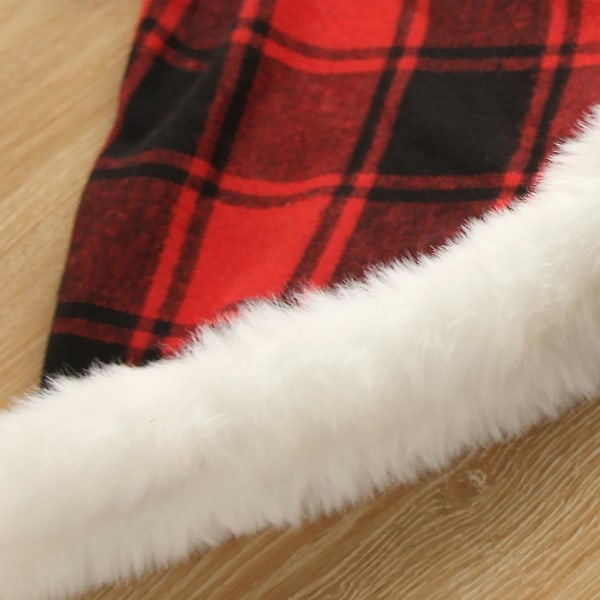 Feriepiger Kjoler Plaid Julekostume Rød 120cm120cmrød