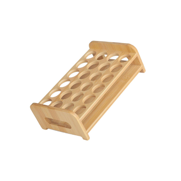 sv Glassholder Kopp Organizer Serveringsholder Koppstativ for bar Wood 24 Holes