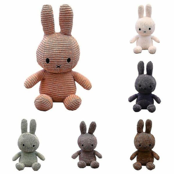 Miffy-docka Leksak Barnkudde Söt stoppad kanindocka påskpresent.v5 Gray 35cm 13.7in