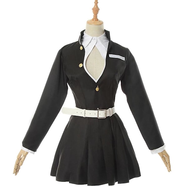 Vuxna barn Demon Slayer Kimetsu No Yaiba Anime Kimono Kanroji Mitsuri Cosplay Kostym Halloween Kläder Suit and wig child size 130cm Kimetsu