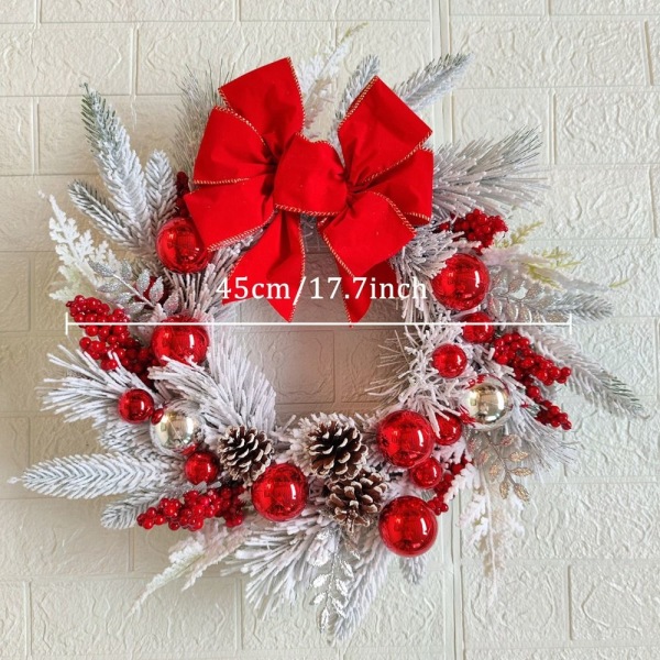 Jul flockande krans rottinghänge TREE-45CM TREE-45CM Tree-45cm