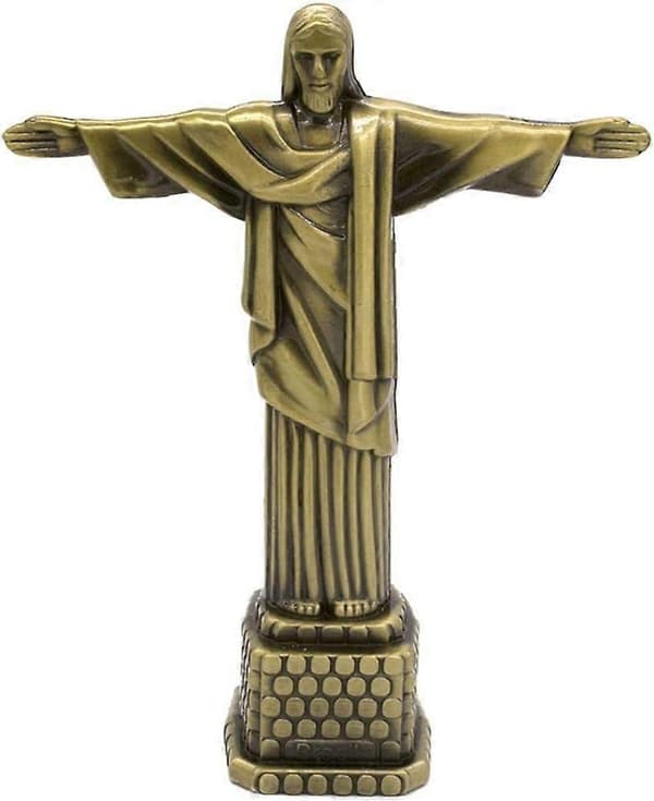Metall Brasil Kristus Forløseren Jesusfigur Kristus Redentoren-statue
