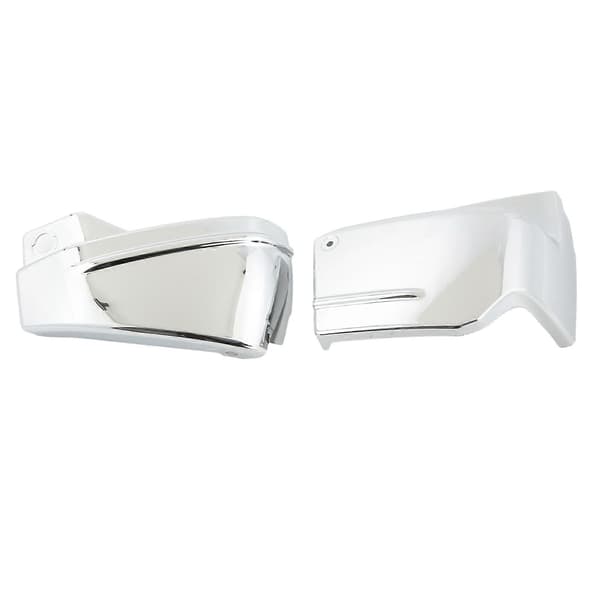 Par motorsykkelbatterisidekåper for VStar 650 DragStar 650 XVS650 XVS650A alle år (krom)