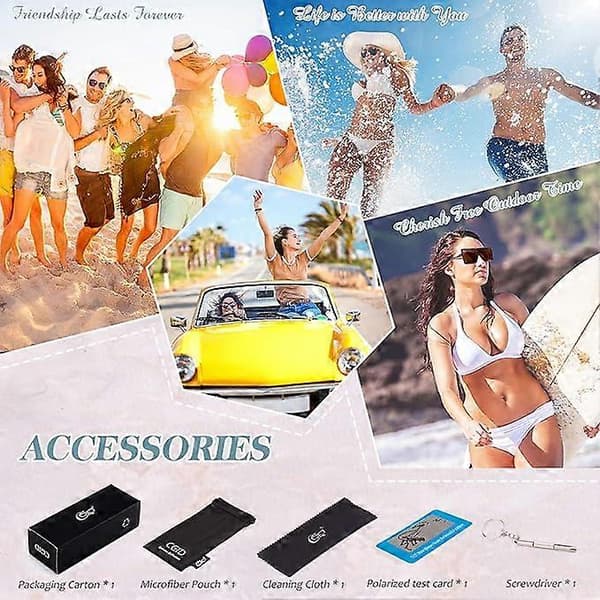 Oversized Firkantede Polariserte Solbriller for Kvinner, Flat Topp Trendy Mote Damesolbriller
