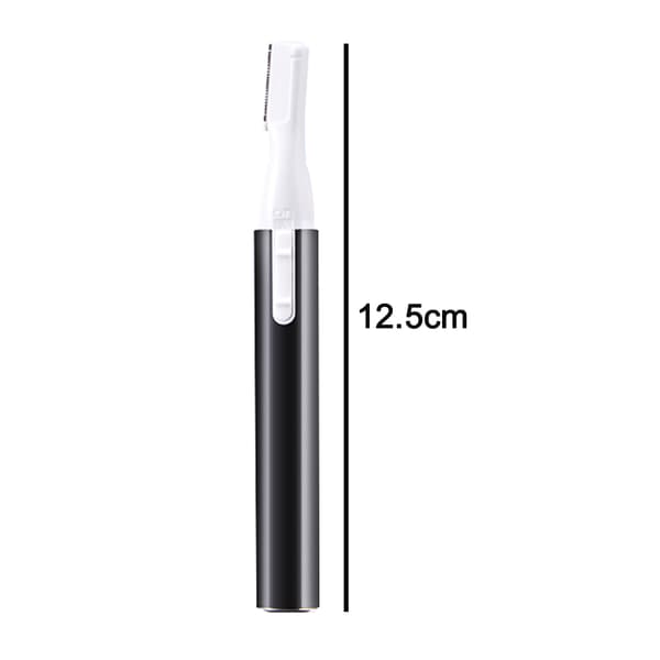 Mini Roterbar Lady Shaver Elektrisk ansiktstrimmer Ögonbryn Black