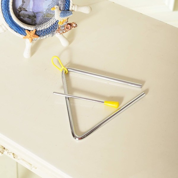 Instrument de percussion triangulaire och acier musical de 7 pouc