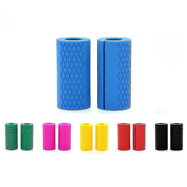 \"Tankotangon Gripsit 2kpl, Paksu Tanko Fat Grips, Käsipainoadapteri voimaharjoitteluun, Painotangon Tehostajat\" Red
