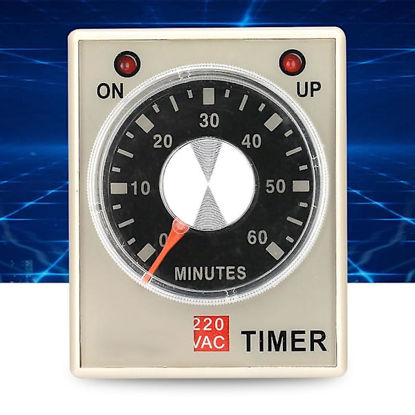 220vac 60 minuter Power On Delay Timer Time Relay Ah3-3(60m) null none
