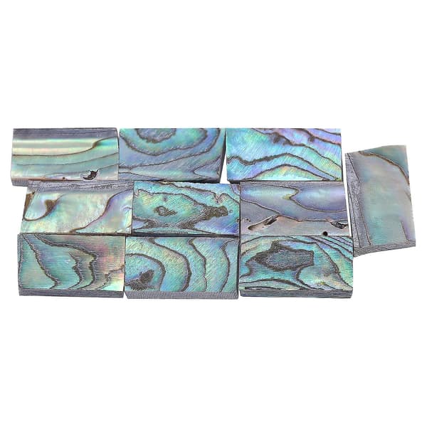 10 st Abalone Shell Inlay Naturliga Gitarrer Inlägg Material Gitarr Fretboard Inlägg Material