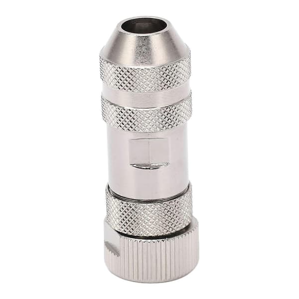 M12 Sensorplugg 8 Pin IP67 Vanntett Kaldpressende Hun-Luftfartsplugg for Bil Bobil Båt
