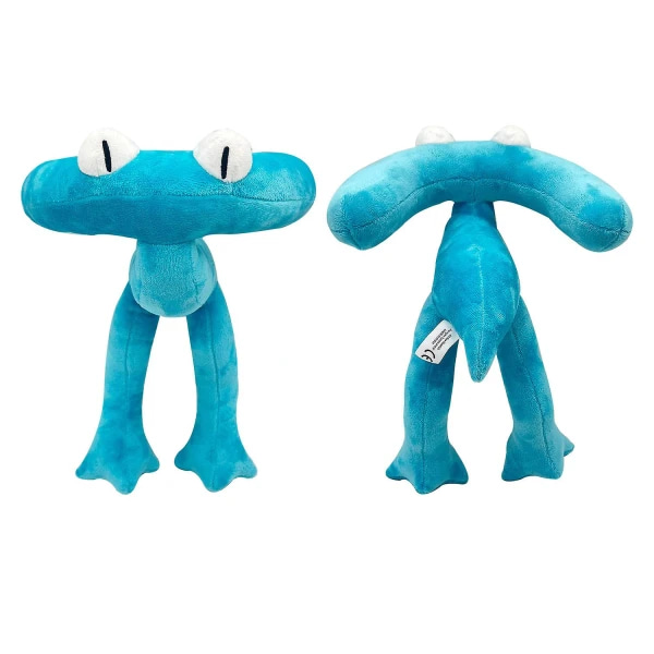 2 cyan plysch regnbåge vänner 2 plyschleksaker Munmonsterdocka