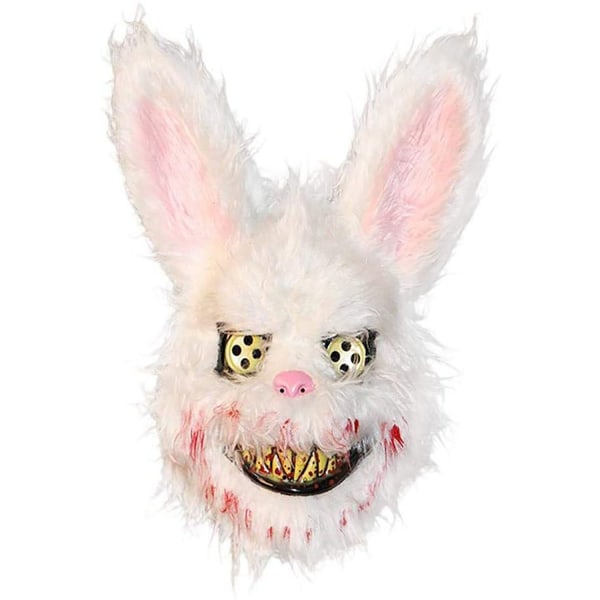 Halloween mask plysch kanin mask svart björn mask