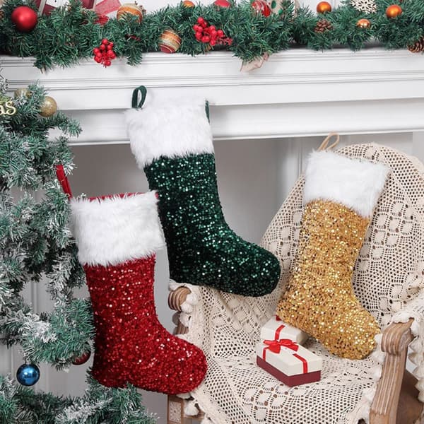 Julstrumpor Xmas Ornament GULD gold