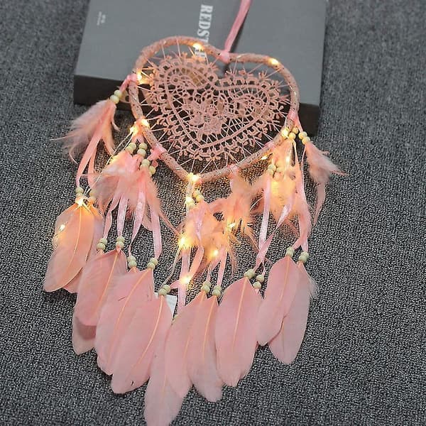 Catcher Boho Led Hanging Rat (med S) Pink