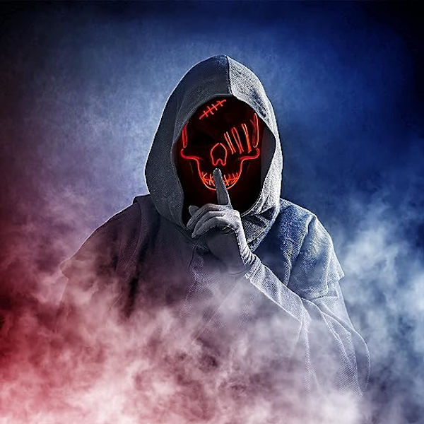 Halloween Skalle Mask Helhuvud Skelett Biokemisk Mask Gul