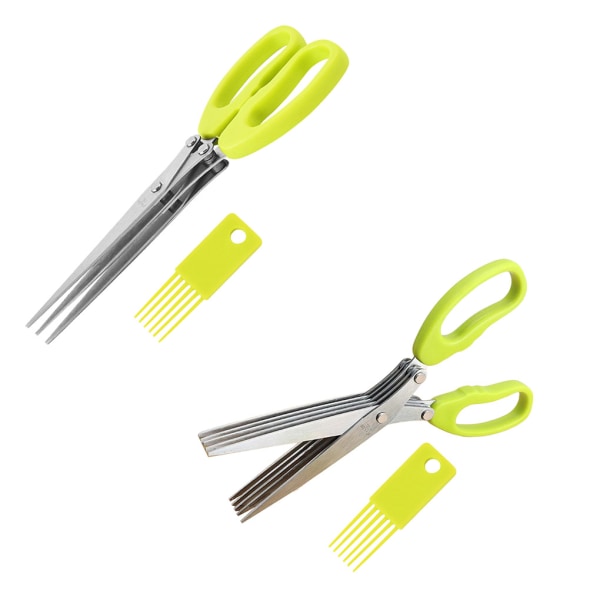 Saks Saks DIY Grønnsaksklippeverktøy Trimming Hjem Krydder Three Layers