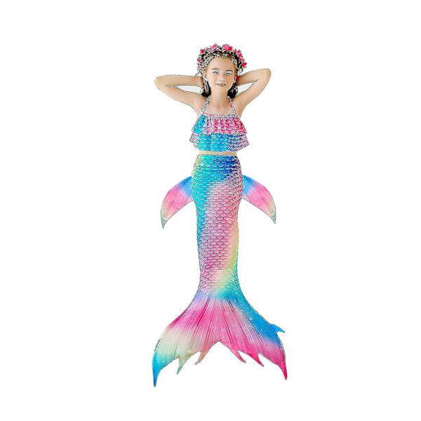 Baddräkt för barn Mermaid Tail Baddräkt 140 GB51