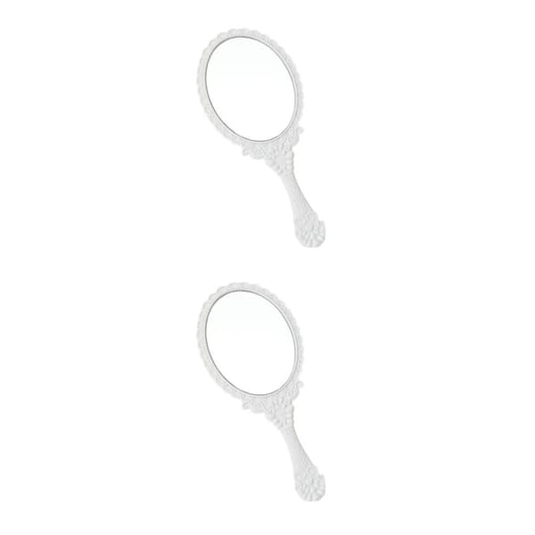 2/3/5 spegel för makeupälskare Bärbar och pålitlig klar White 2PCS