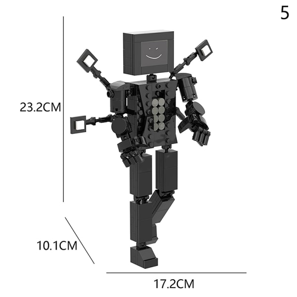 Skibidi Toilet Man vs Monitor Building Blocks The o Man och Ca 2