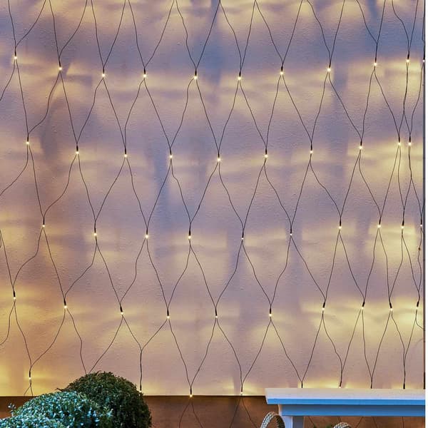Valoverkko ulkokäyttöön 3x3 metriä 200 LED Extra varm vit Extra varm vit