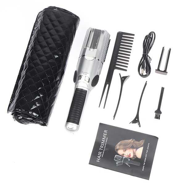 Delade toppar Hårtrimmer Styling Tool Hår ter Shaper Hair Razor Silver
