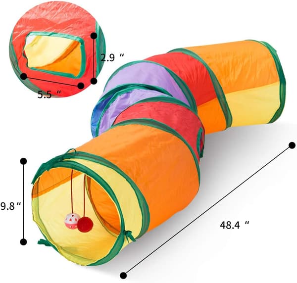 Cat Toys， Interactive Kitten Toys Sortiment ，Cat Tunnel