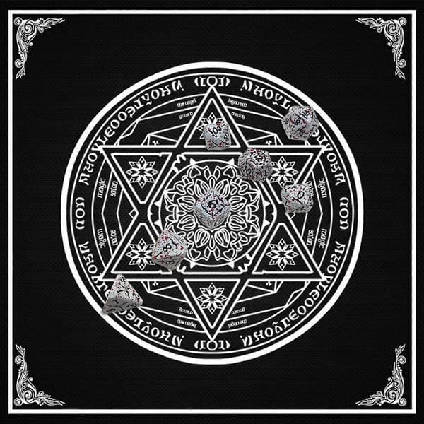 Ikke-vævet Tarot Pad Dug Rune Spådom Alter Tarot Patch Borddækning