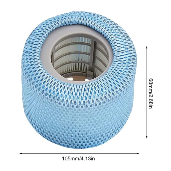 uppblåsbara Spas Mspa V2. 108cm 2 skyddsnät för Spa 2020, blå blue