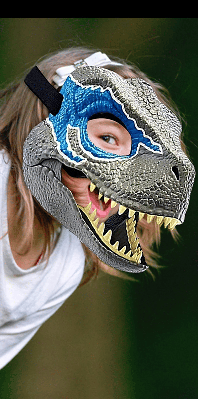 Halloween-juhlien cosplay-naamio Simulointi Jurassic Dinosaur -naamio B