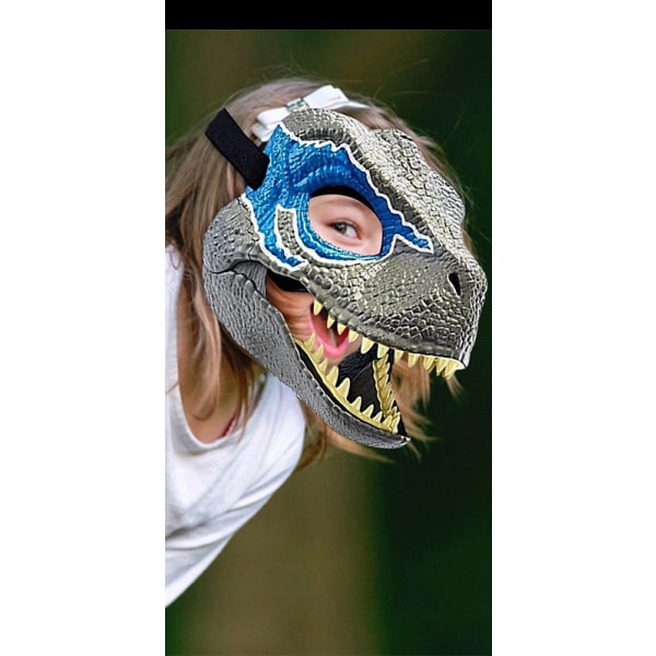 Halloween Party Cosplay Mask Simulering Jurassic Dinosaur Mask B