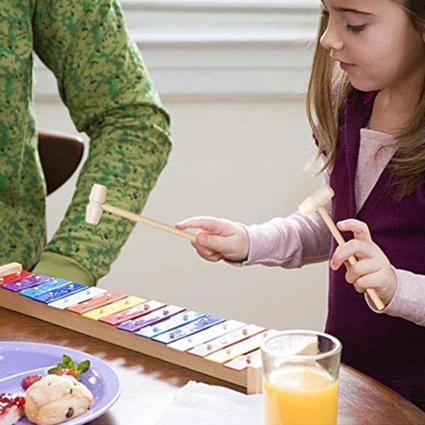 10 stk. Mini træhammere til chokolade, brækbar hjertehammer, naturlig mini klub diy træhammer chokolade