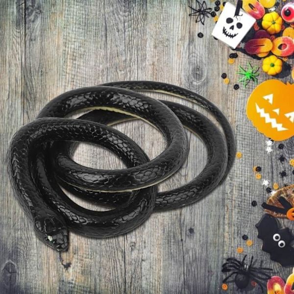 Halloween-koriste, väärennetty pehmeä käärme Halloween-juhlapyhiin