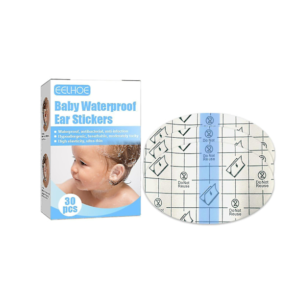 Nya 30st vattentäta baby Baby Öronskydd 30PCS